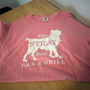 Pink stray dog new buffalo shirt graphic tee